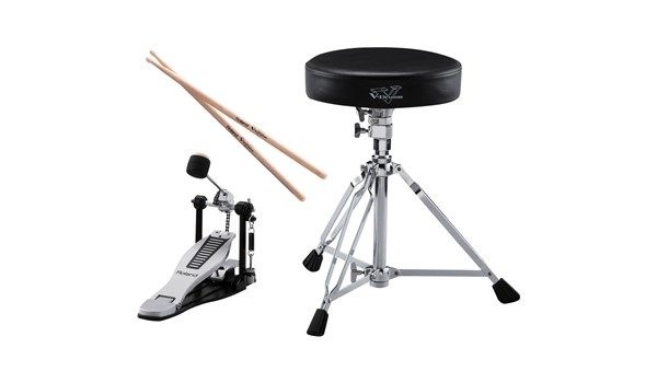 BANQUETA DE BATERIA ROLAND CON ACCESORIOS