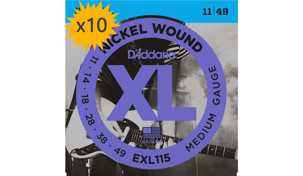 CUERDAS (CAJA) D'ADDARIO BLUES  GUITARRA ELECTRICA