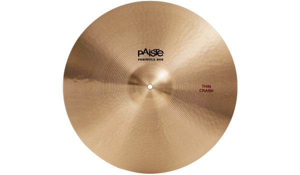 PLATILLO PAISTE 602 THIN CRASH PLATILLOS  PAISTE