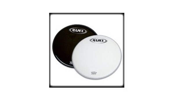 PARCHE 14P TRANSPARENTE MAPEX TOMS  MAPEX