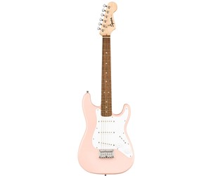 GUITARRA ELECTRICA SQUIER MINI STRAT ROSADA