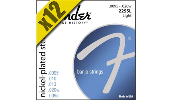 CUERDAS (CAJA) FENDER DE BANJO INSTRUMENTOS FOLKLORE POR CAJA  FENDER