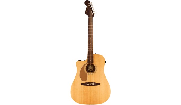 GUITARRA FENDER FOLK ZURDO REDONDO NATURAL
