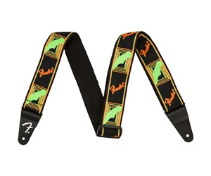 CORREA FENDER NEON VERDE NARANJA