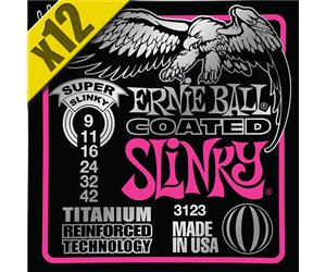 CUERDAS (CAJA) ERNIE BALL PARA GUITARRA ELECTRICA  ERNIE BALL