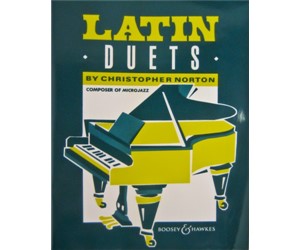 LIBRO MUSICAL DUOS LATINOS PARTITURAS  HAL LEONARD