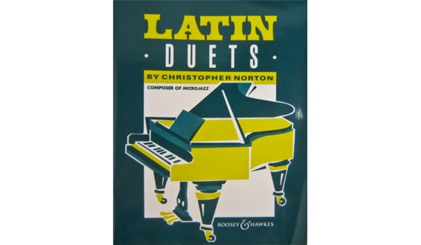 LIBRO MUSICAL DUOS LATINOS PARTITURAS  HAL LEONARD