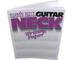 LIBRO DE MUSICA ERNIE BALL EN  CUADERNOS PENTAGRAMADOS  ERNIE BALL