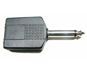 ADAPTADOR DOBLE JACK 6.3 A PLU REPUESTOS  DANDRE