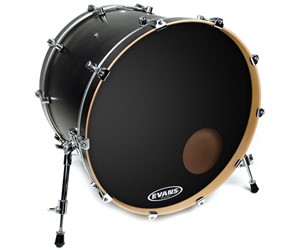 PARCHE EVANS EQ3 NEGRO PARA BO BOMBOS  EVANS