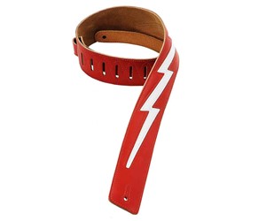 CORREA LEVY'S DE CUERO ROJA PA INSTRUMENTOS DE CUERDA  LEVYS