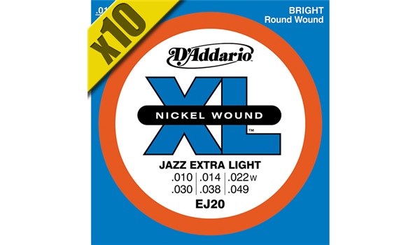 CUERDAS (CAJA) D'ADDARIO GUITA GUITARRA ELECTRICA  DADDARIO