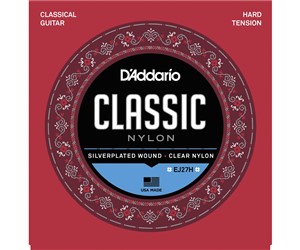 CUERDAS (SET) D'ADDARIO GUITARRA CLASICA HARD