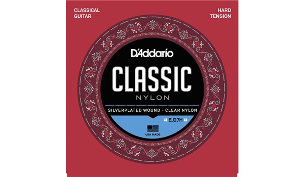 CUERDAS (SET) D'ADDARIO GUITARRA CLASICA HARD