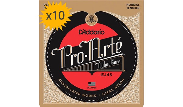 CUERDAS (CAJA) D'ADDARIO GUITARRA CLASICA NORMAL