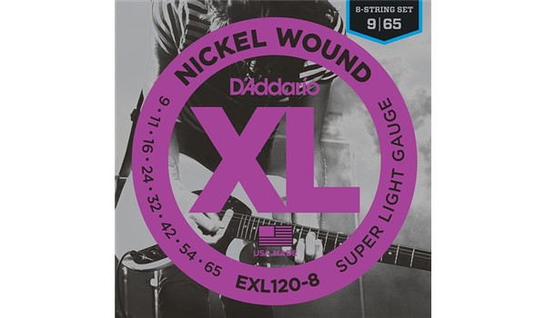 CUERDAS (ST8) D'ADDARIO PARA G GUITARRA ELECTRICA  DADDARIO