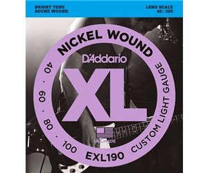 CUERDAS (SET) D'ADDARIO BAJO 40-100 LONG SCALE