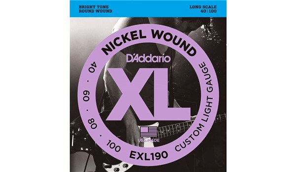 CUERDAS (SET) D'ADDARIO BAJO 40-100 LONG SCALE