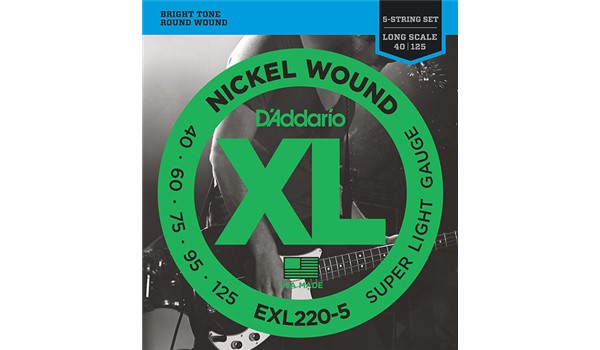 CUERDAS BAJO 5 (SET) DADARIO BAJO