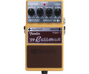PEDAL BOSS FENDER 59 BASSMAN PARA GUITARRA  BOSS