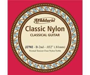 CUERDA SUELTA D'ADDARIO 2DA PA GUITARRA ACUSTICA  DADDARIO