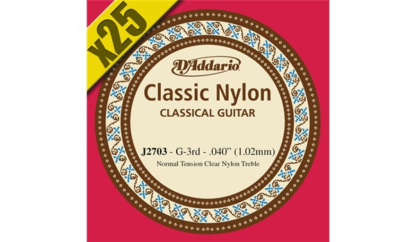 CUERDA (CAJA) SUELTA D'ADDARIO GUITARRA ACUSTICA  DADDARIO