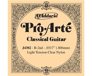 CUERDA D'ADDARIO DE NYLON 2DA  GUITARRA CLASICA  DADDARIO