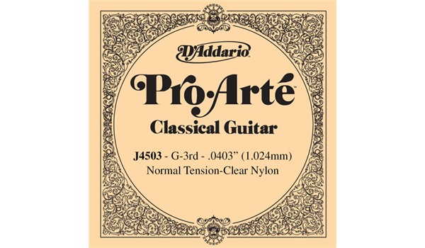 CUERDA 3RA D'ADDARIO GUITARRA  GUITARRA CLASICA  DADDARIO