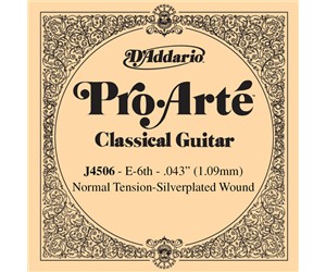 CUERDA SUELTA D'ADDARIO 6TA GUITARRA ACUSTICA  DADDARIO
