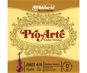 CUERDA VIOLIN SUELTA 3RA RE D  DADDARIO