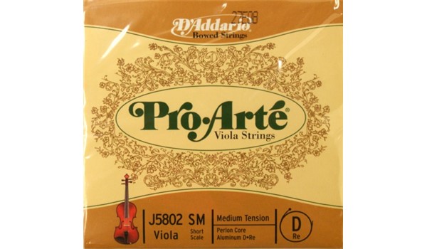 CUERDA D'ADDARIO PROARTE VIOLA INSTRUMENTOS DE ORQUESTA  DADDARIO