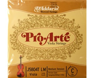 CUERDA D'ADDARIO PROARTE VIOLA INSTRUMENTOS DE ORQUESTA  DADDARIO