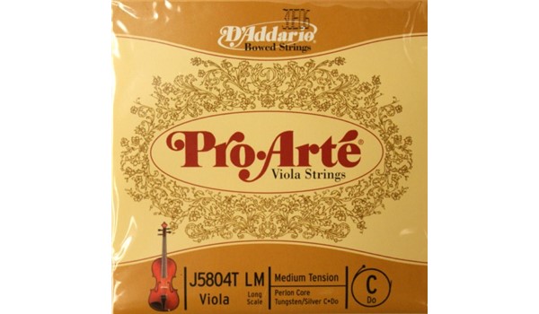 CUERDA D'ADDARIO PROARTE VIOLA INSTRUMENTOS DE ORQUESTA  DADDARIO