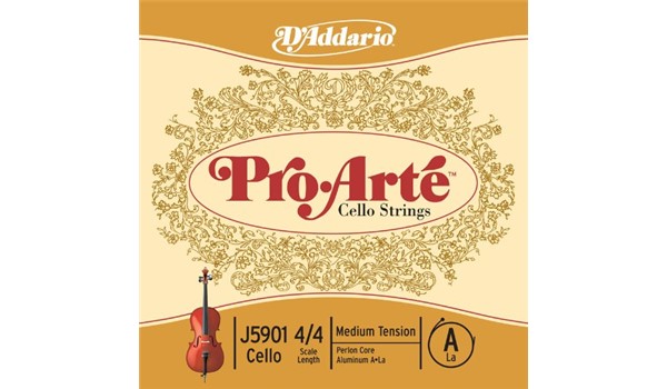 CUERDA SUELTA LA DAD CELLO 4/4 INSTRUMENTOS DE ORQUESTA  DADDARIO