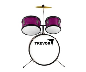 BATERIA TREVOR 3PZ JUNIOR ACUSTICAS  TREVOR