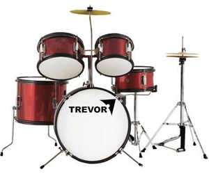 BATERIA TREVOR 5PZ JUNIOR CON PLATILLOS Y SILLA