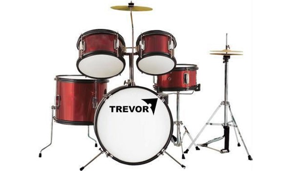 BATERIA TREVOR 5PZ JUNIOR CON PLATILLOS Y SILLA