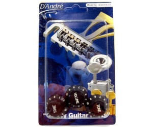 PERILLA D'ANDRE (SET 3) NEGRA GUITARRA ELECTRICA  DANDRE