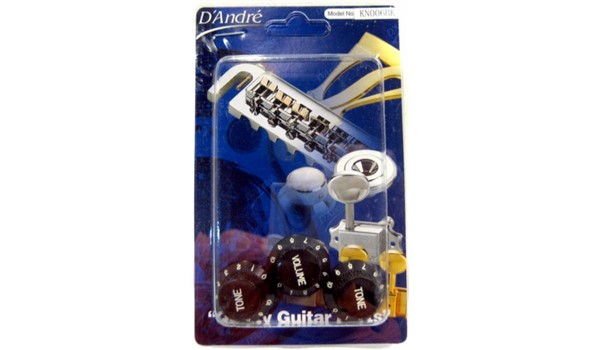 PERILLA D'ANDRE (SET 3) NEGRA GUITARRA ELECTRICA  DANDRE