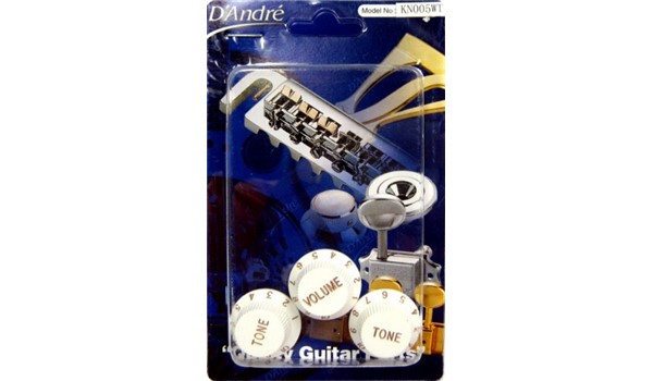 PERILLA D'ANDRE (SET 3) BLANCA GUITARRA ELECTRICA  DANDRE