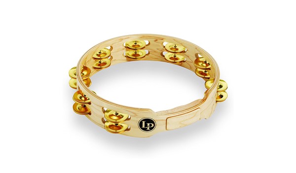 PANDERETA LP 10P MADERA DOLBLE FILA