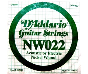 CUERDA D'ADDARIO SUELTA PARA G GUITARRA ELECTRICA  DADDARIO