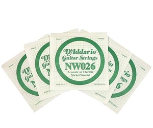 CUERDA SUELTA D'ADDARIO PARA G GUITARRA ELECTRICA  DADDARIO