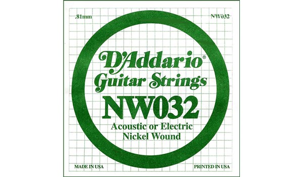 CUERDA (CAJA) SUELTA D'ADDARIO GUITARRA ELECTRICA  DADDARIO