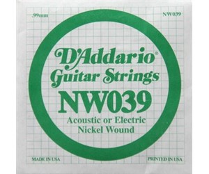 CUERDA SUELTA 5TA D'ADDARIO DE GUITARRA ELECTRICA  DADDARIO
