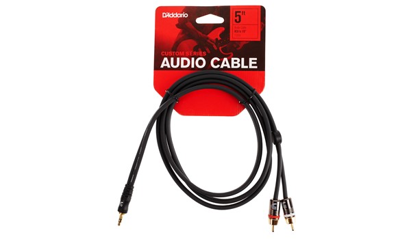 CABLE PLANET WAVES AUDIO 5IN RCA 1/8 ST