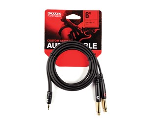 CABLE DADARIO DE AUDIO CELULAR MP3 2 METROS 1/8 DOBLES 1/4