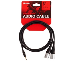 CABLES PLANET WAVES AUDIO 6 1/8 ST MALE DUAL XLRM
