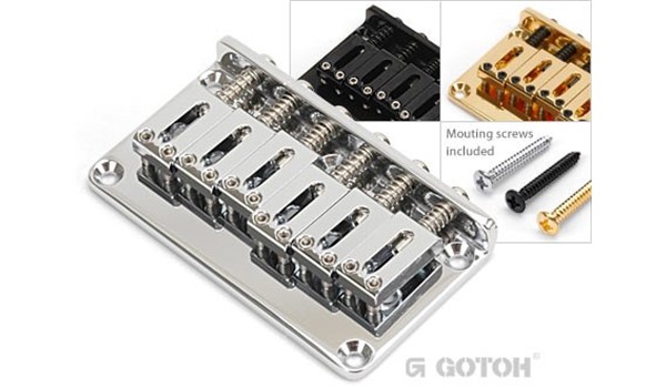 PUENTE PARA GUITARRA FIJO CROM GUITARRA ELECTRICA  STEWART MACDONALD