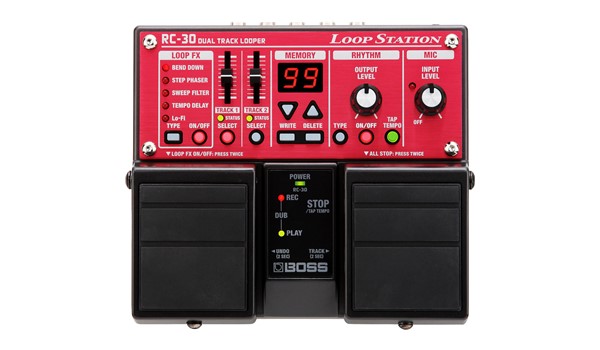 PEDAL DOBLE BOSS LOOP STATION PARA GUITARRA  BOSS